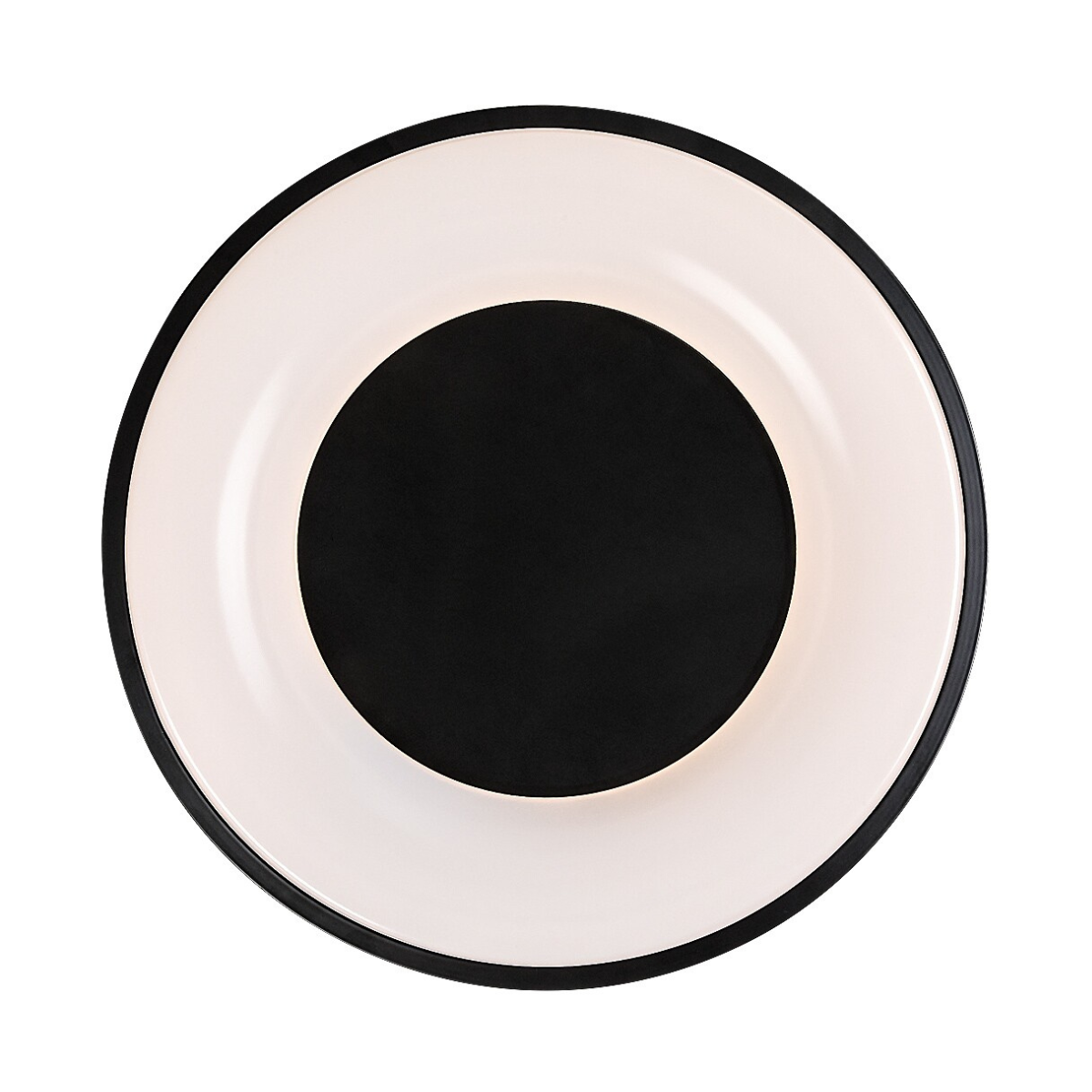 Ceilo – модерен LED плафон с дистанционно управление, регулируема светлина, 38W, черен