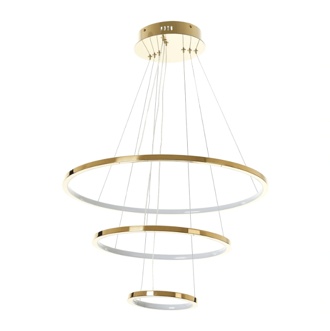Полилей Maple – златен, LED, регулируем, 600mm / 8000mm, 4000K