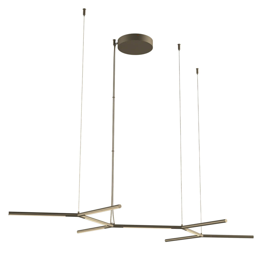 REDO 01-2796 Stick Pendant - Matt Brass