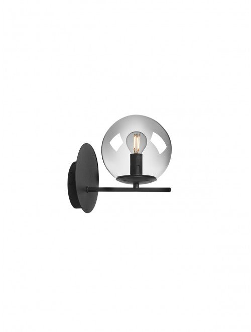 Boldy – Stylish wall lamp with smoked glass | AVA Lighting