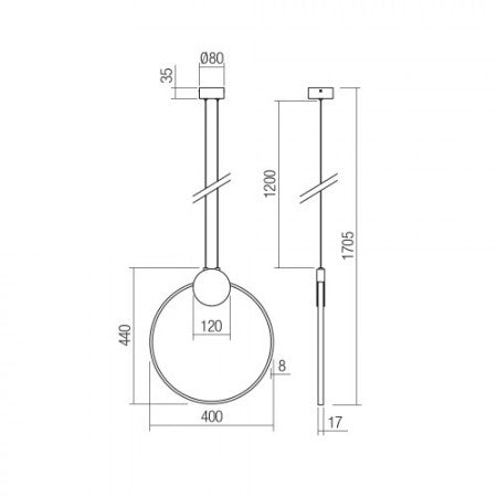 Пендел ATOM XМ - AVA Lighting