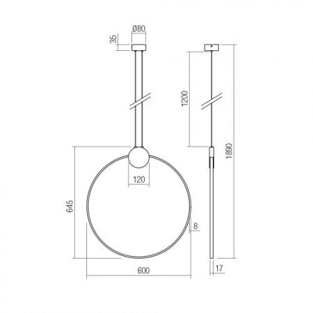 Пендел ATOM М - AVA Lighting