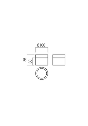 Интериорен и водоустойчив плафон NAIDA – SMD LED, 6W, 3000K/4000K, матово бяло, черно или хром - AVA Lighting