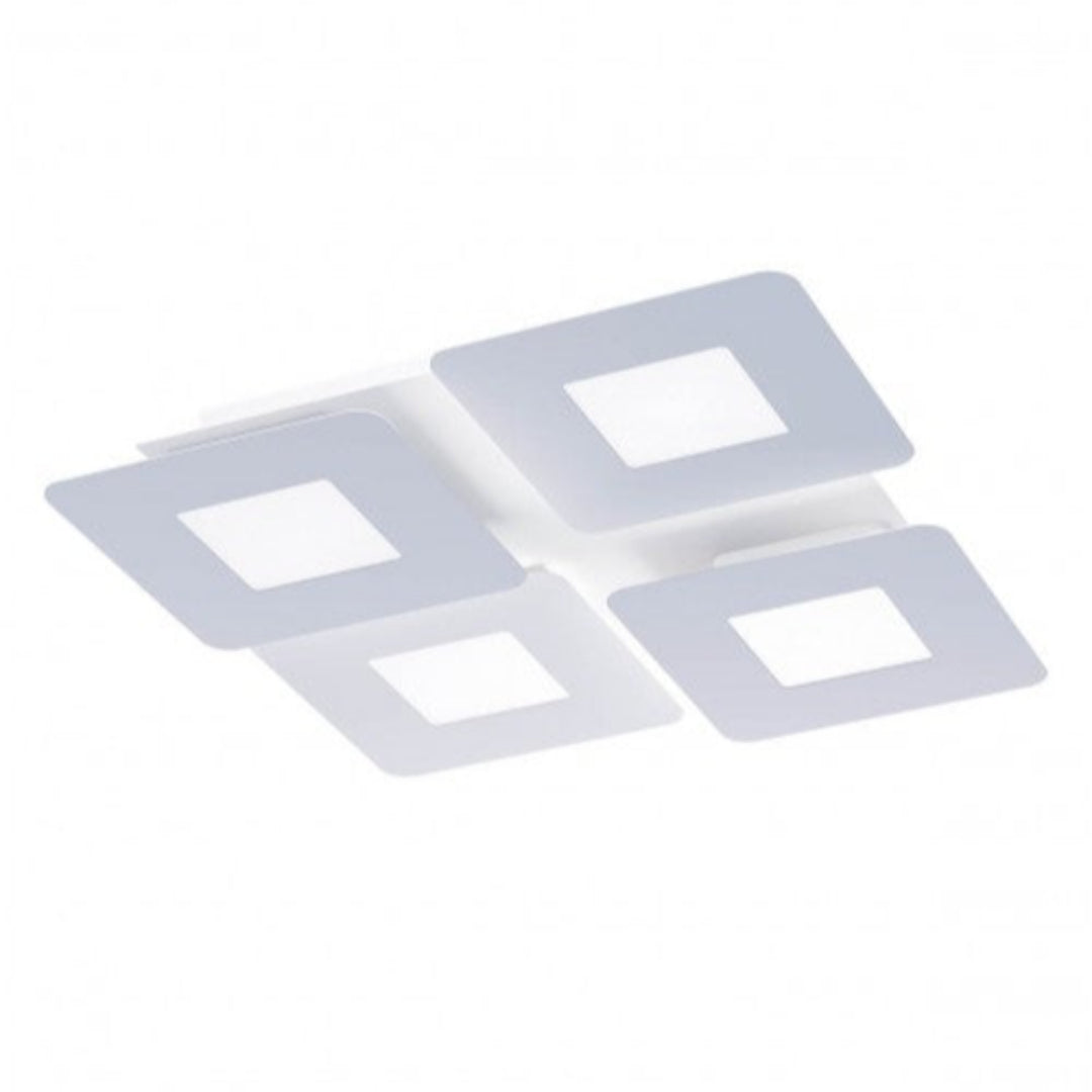 QUANT таванно осветление, бял мат, 47W LED, 510x510 мм – Smarter