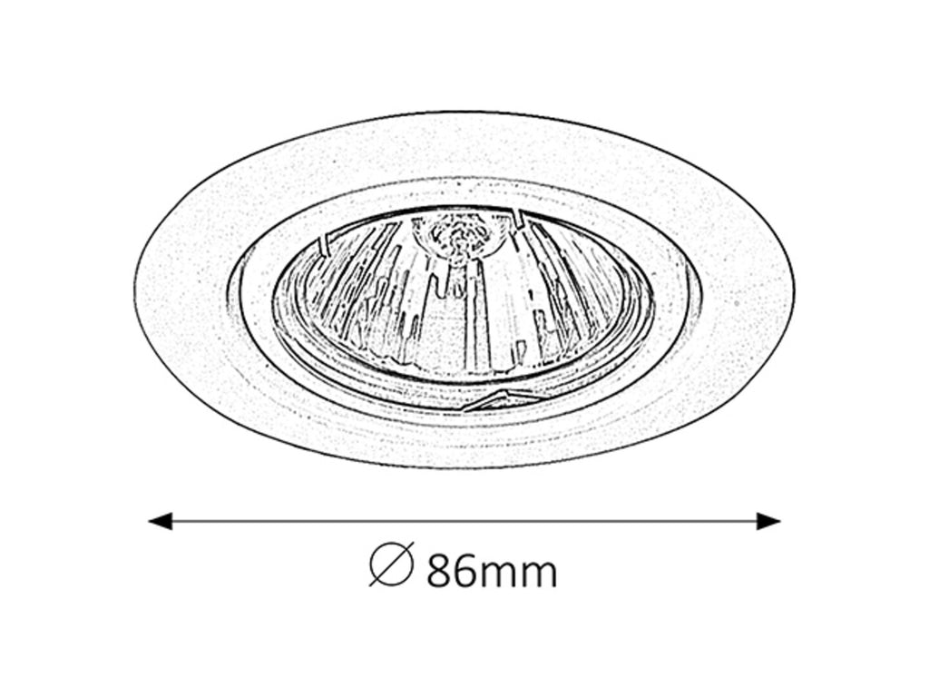 Spot Relight – Recessed bronze spot for living room, bedroom or study | Rabalux