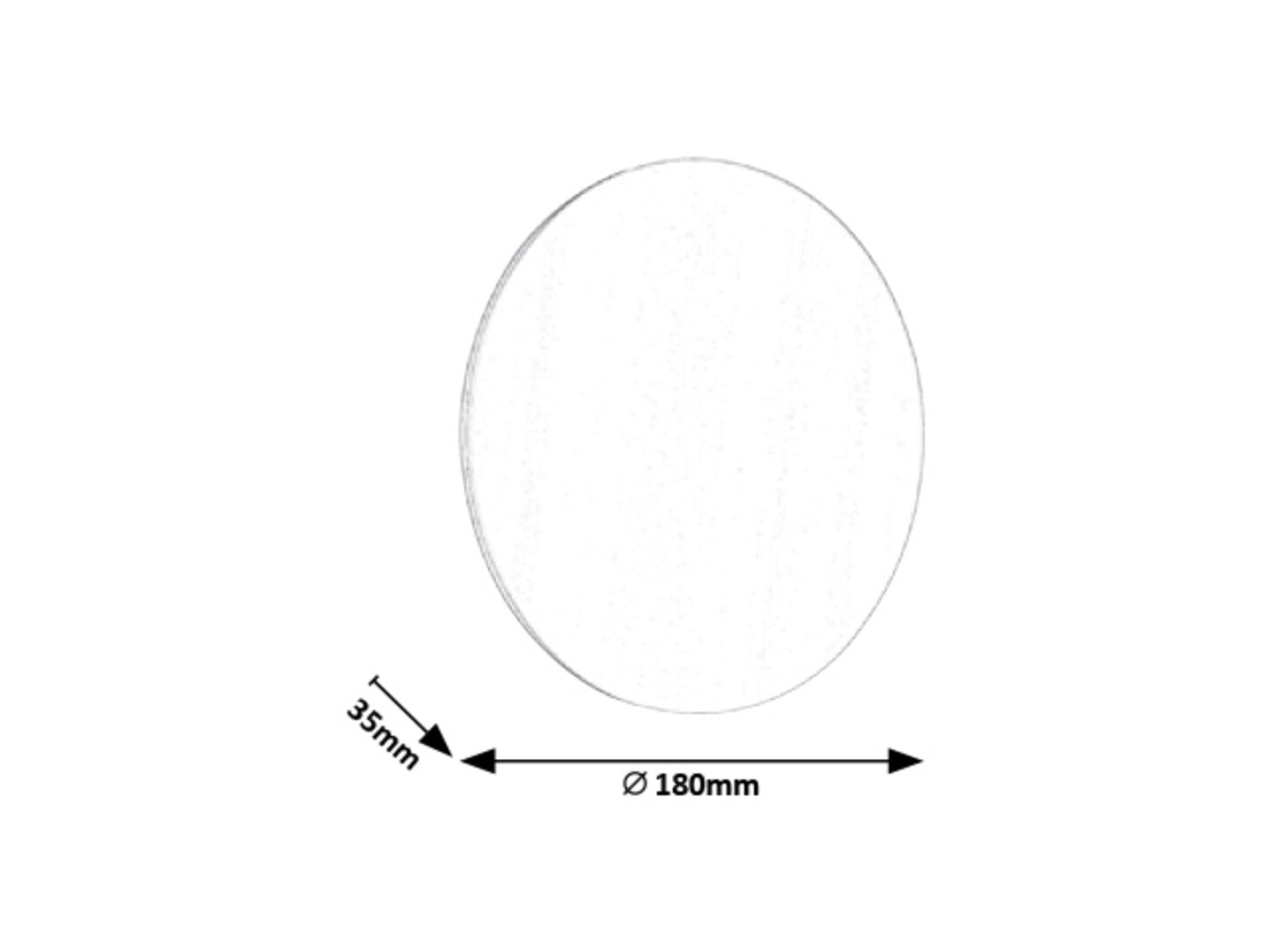 Marlon RABALUX – Minimalist LED wall lamp, white metal and wood, 8W