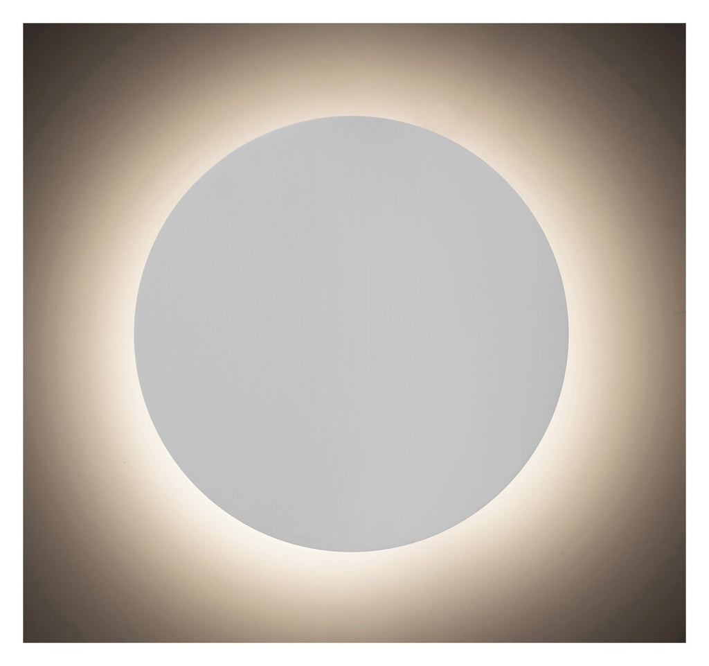 Marlon RABALUX – Minimalist LED wall lamp, white metal and wood, 8W