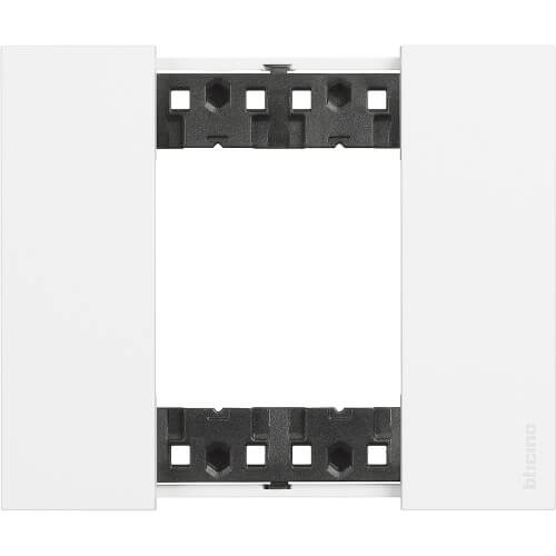 Frame 2M White Italian standard - bticino Living Now KA4802KW