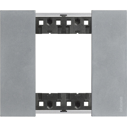 Frame 2M Luna Italian standard - bticino Living Now KA4802NW