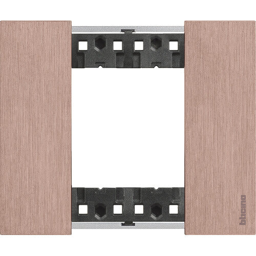Frame 2M Copper Italian standard - bticino Living Now KA4802ZM