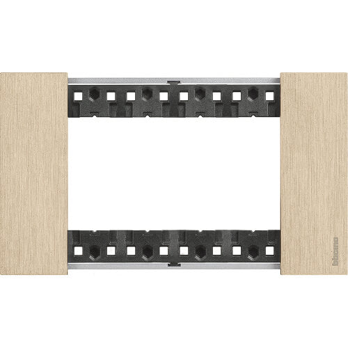 Frame 4M Gold Italian standard - bticino Living Now KA4804ZW