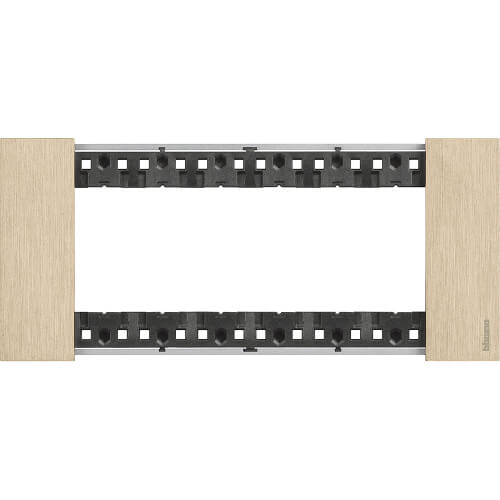 Frame 6M Gold Italian standard - bticino Living Now KA4806ZW