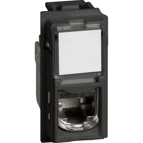 Computer 1xRJ45 Cat. 6 STP 1M Black - bticino Living Now KG4279C6S