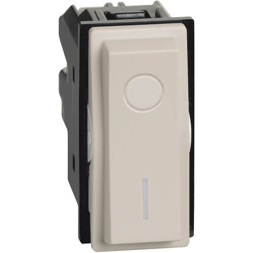Water heater switch 2P 16A Cream 1M - bticino Living Now KM4002