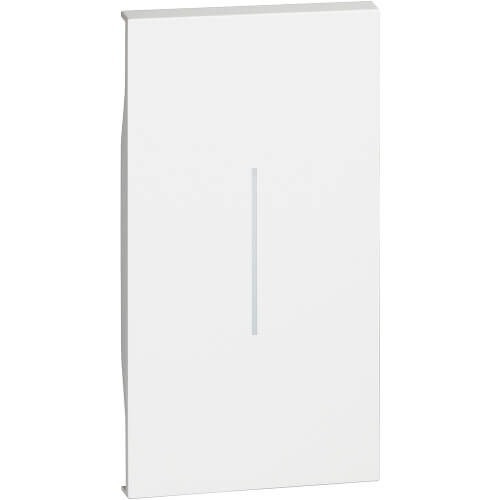 Faceplate without symbol 2M White - bticino Living Now KW01M2