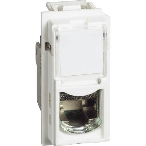Computer 1xRJ45 Cat. 6 STP 1M White - bticino Living Now KW4279C6S