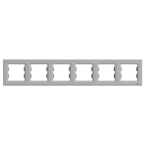 Frame 6x Aluminum - SCHNEIDER ELECTRIC Asfora EPH5800661