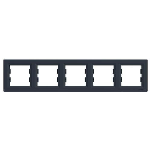 Frame 5x Anthracite - SCHNEIDER ELECTRIC Asfora EPH5800571