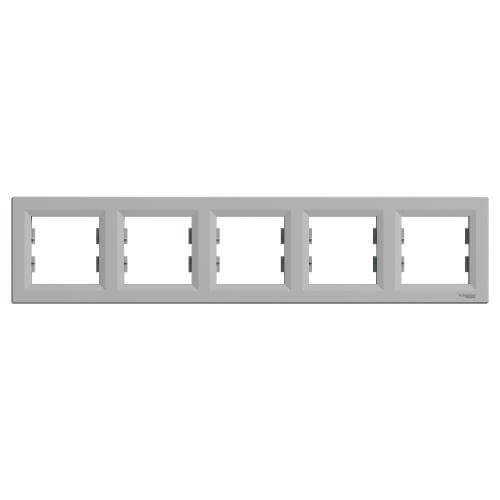 Frame 5x Aluminum - SCHNEIDER ELECTRIC Asfora EPH5800561