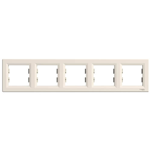 Frame 5x Cream - SCHNEIDER ELECTRIC Asfora EPH5800523
