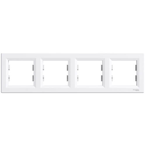 Frame 4x White - SCHNEIDER ELECTRIC Asfora EPH5800421
