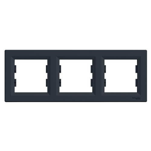 Frame 3x Anthracite - SCHNEIDER ELECTRIC Asfora EPH5800371