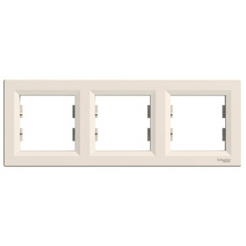 Frame 3x Cream - SCHNEIDER ELECTRIC Asfora EPH5800323