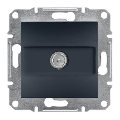 TV terminal socket (1dB) without frame Anthracite - SCHNEIDER ELECTRIC Asfora EPH3200171