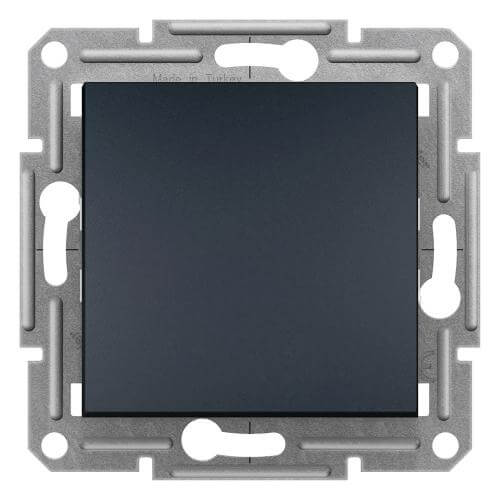 Button 10A without frame Anthracite - SCHNEIDER ELECTRIC Asfora EPH0800371