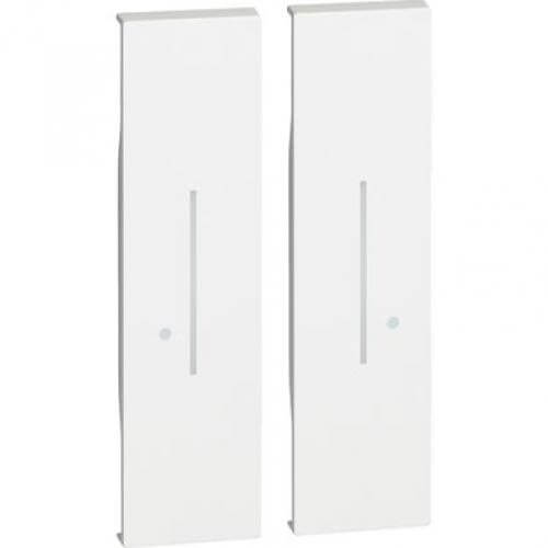 Faceplate for wireless serial key 2M White - bticino Living Now with Netatmo KW36M2