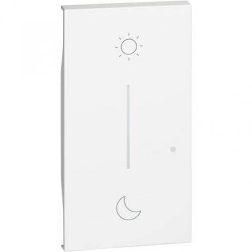 Faceplate for wireless scenario switch "Wake up/Go to sleep" 2M White - bticino Living Now with Netatmo KW41M2