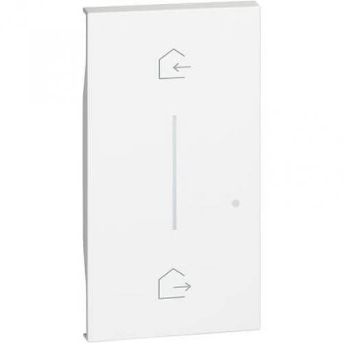 Faceplate for wireless scenario master switch "Leaving/Coming Home" 2M White - bticino Living Now with Netatmo KW40M2