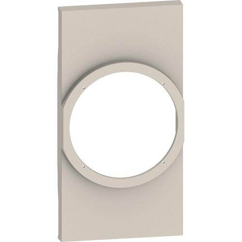 Faceplate for connected Schuko socket 16A German standard Cream - bticino Living Now with Netatmo KM34M2
