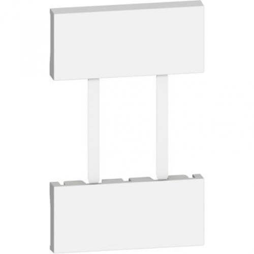 Front panel for starter kit with external gateway+contact White - bticino Living Now with Netatmo KW51
