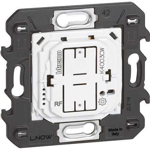 Wireless single-pole switch 2M - bticino Living Now with Netatmo K4003CW