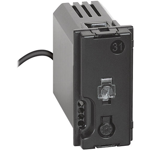 Connected control module for Schuko socket 1M - bticino Living Now with Netatmo K4531C