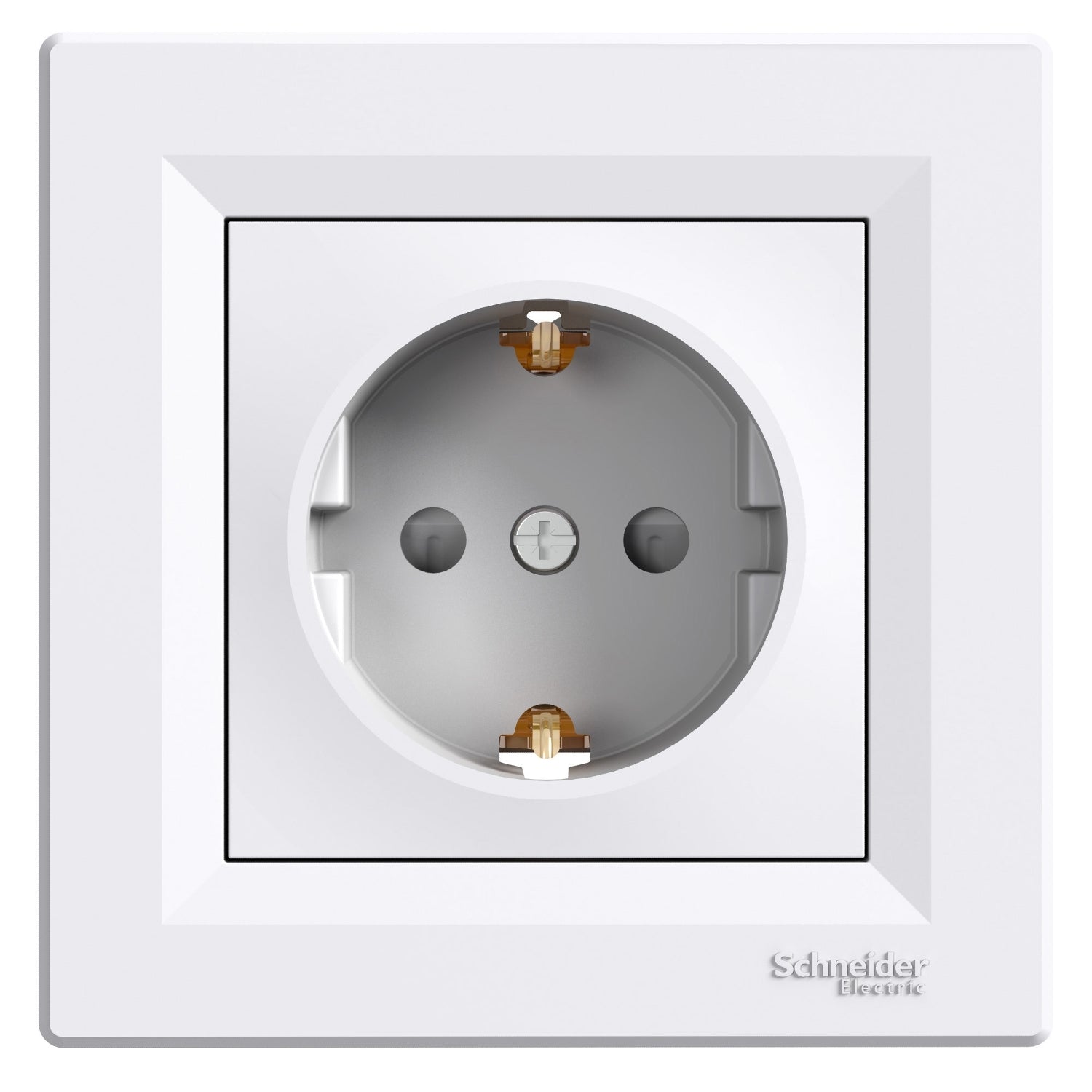 Schuko socket with child protection 16A White - SCHNEIDER ELECTRIC Asfora EPH2900221