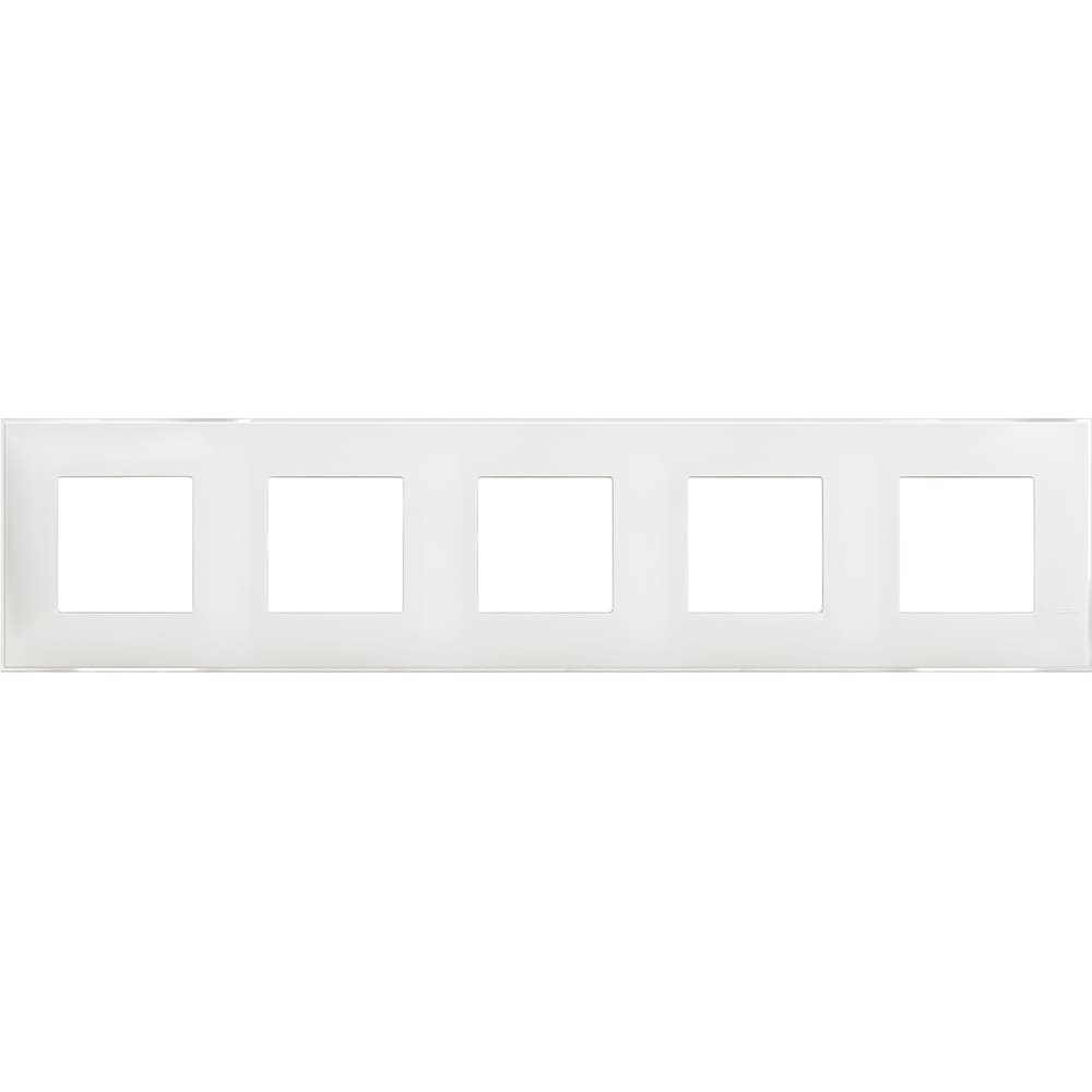 Frame 5x 2M Ice satin /blister/ - bticino Classia R4802M5ES
