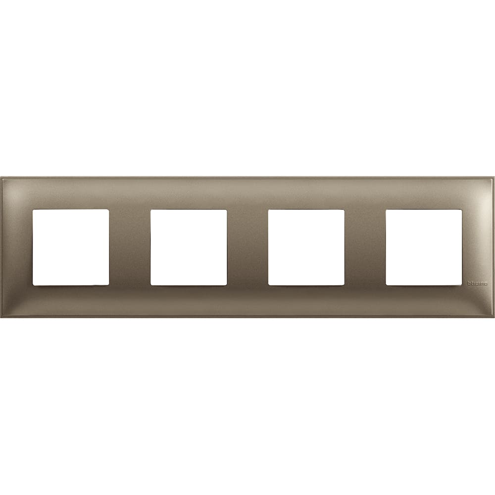 Frame 4x 2M Titanium /blister/ - bticino Classia R4802M4TM