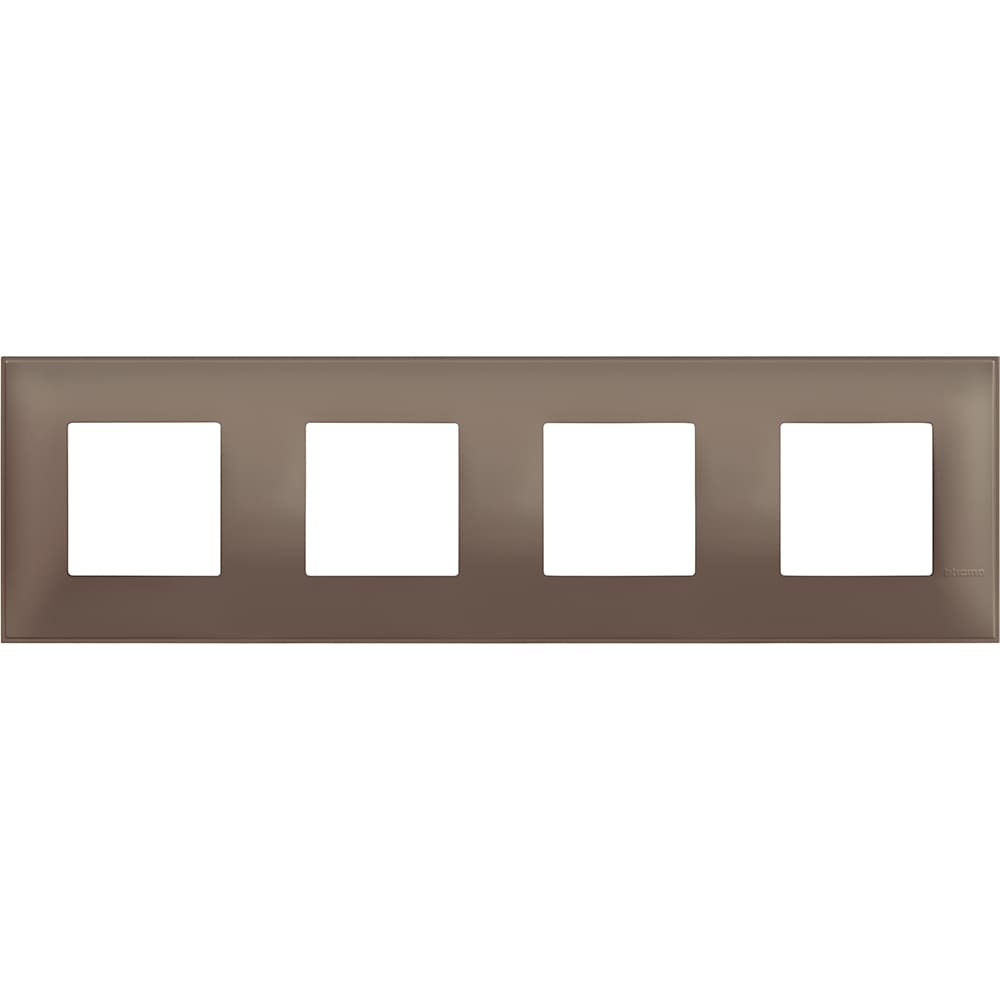 Frame 4x 2M Brown matte /blister/ - bticino Classia R4802M4TF