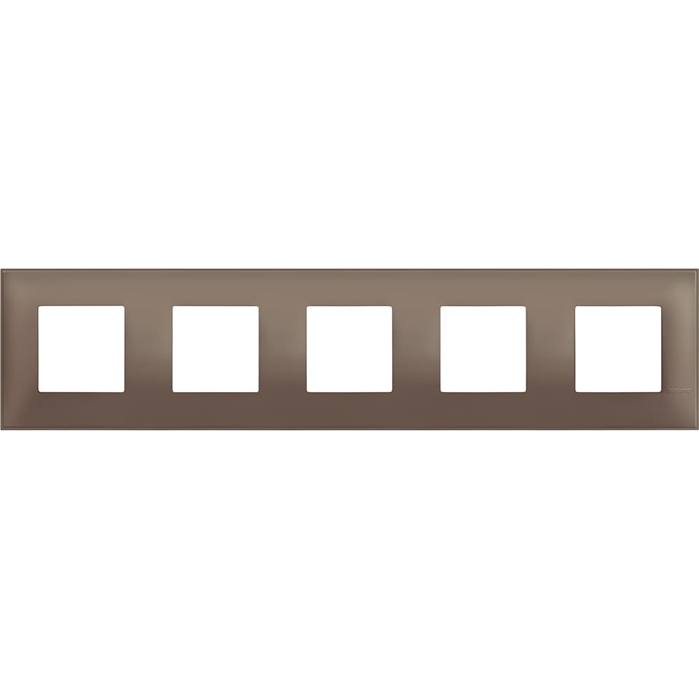 Frame 5x 2M Brown matte /blister/ - bticino Classia R4802M5TF