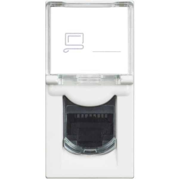 Socket 1xRJ45 Cat. 6 UTP 1M White /blister/ - bticino Classia RW4279C6