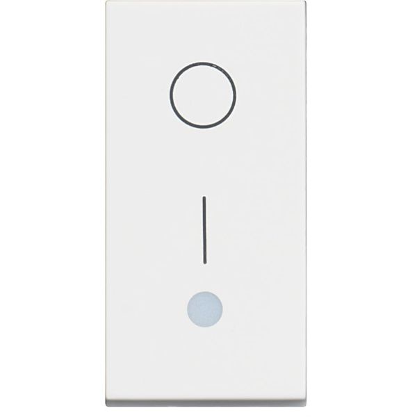 Double-pole switch 16A with indicator 1M White /blister/ - bticino Classia RW4002L