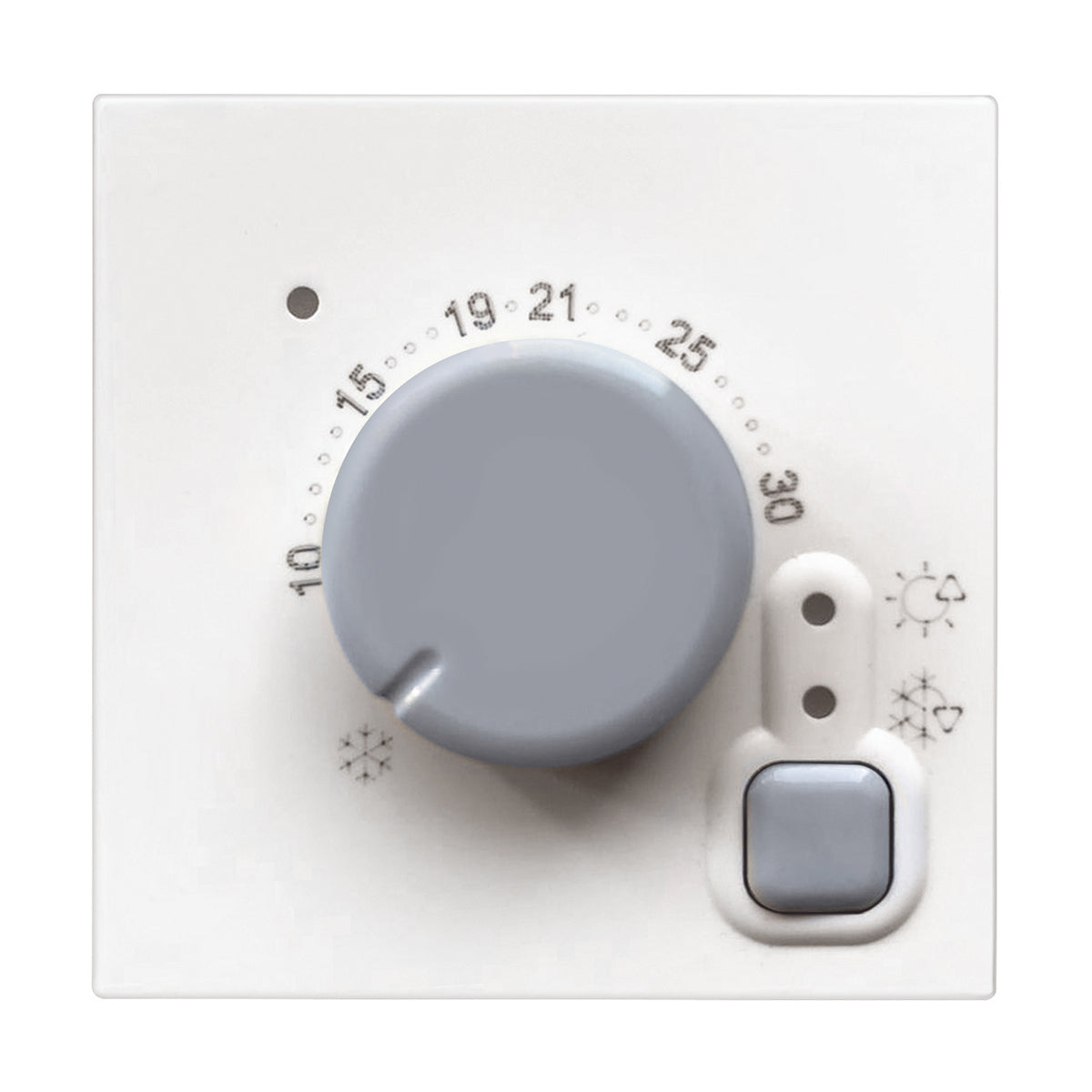 Thermostat 2 modules 230V 2A 1NO - bticino Classia RW4441