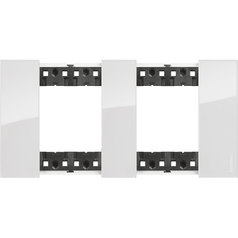 Frame 2x2M Led German standard - bticino Living Now KA4802M2DW