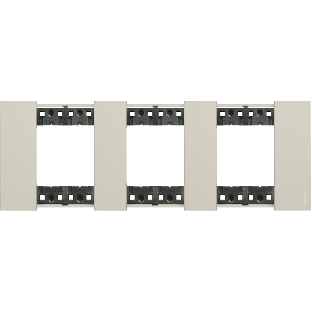 Frame 2x2x2M Cream German standard - bticino Living Now KA4802M3KM