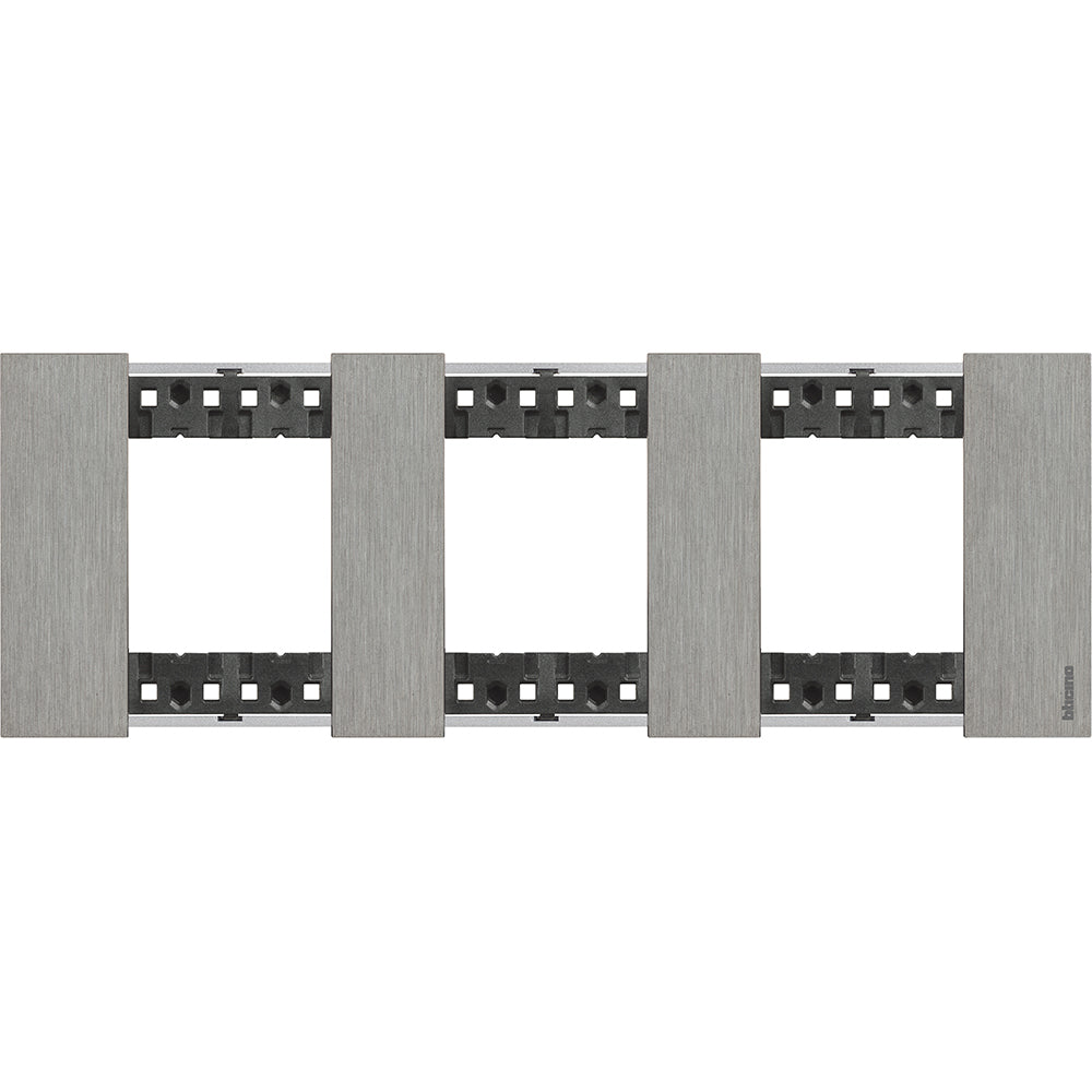Frame 2x2x2M Steel German standard - bticino Living Now KA4802M3ZG