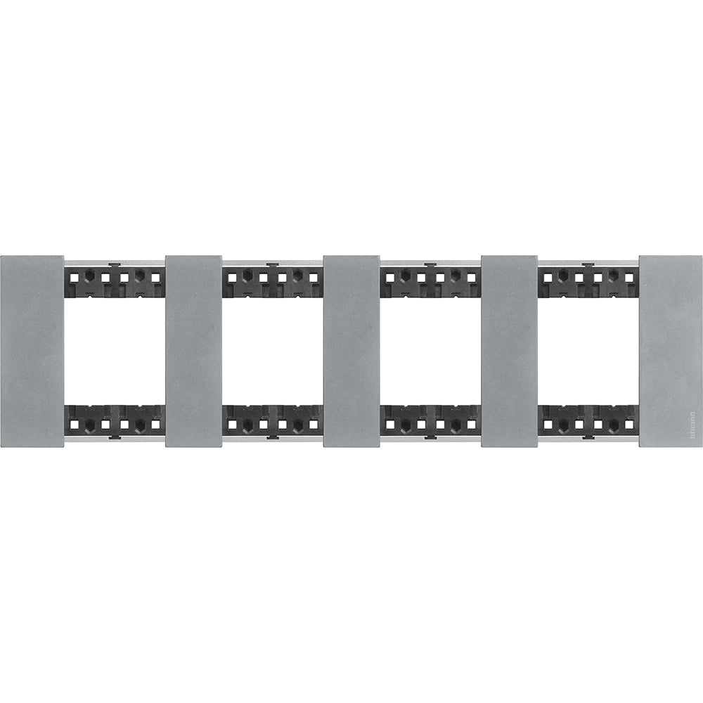 Frame 2x2x2x2M Moon German standard - bticino Living Now KA4802M4NW