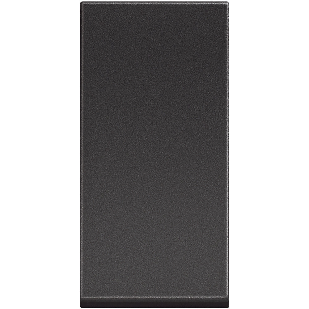 Single-pole push button 1M Black Classia Pro - bticino Classia RG4005P