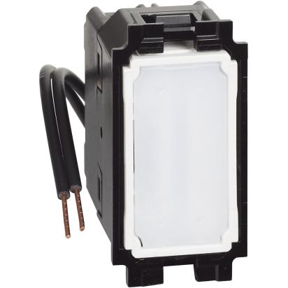 Cross switch 1M 10A with LED indicator - bticino Living Now K4004L